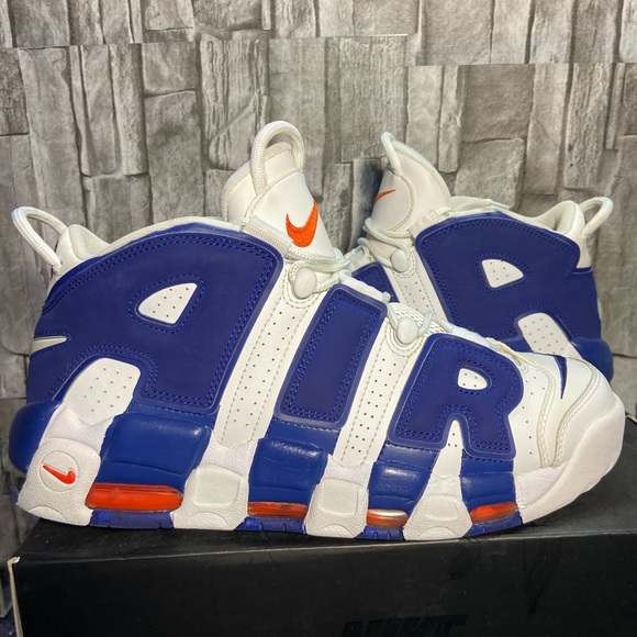 Retro Nike air more uptempo knicks size 10 - Picture 2 of 8